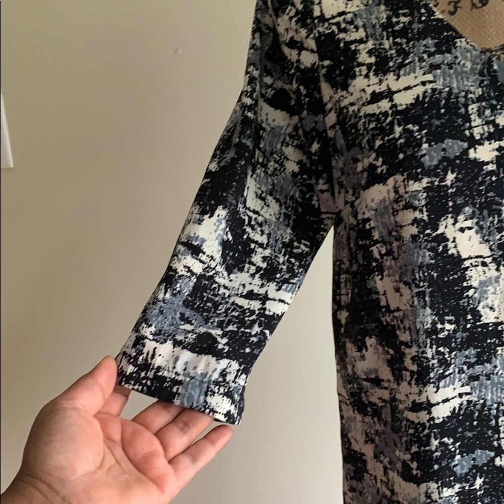 Sienna Sky black/grey print dress size S - Picture 10 of 13